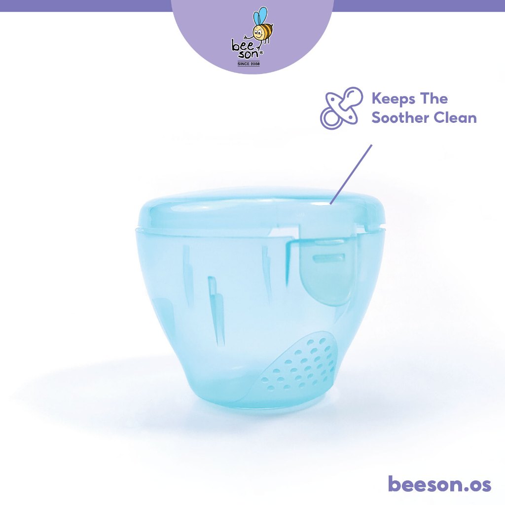 Beeson 2in1 Silicone Soother With Case Set 80345