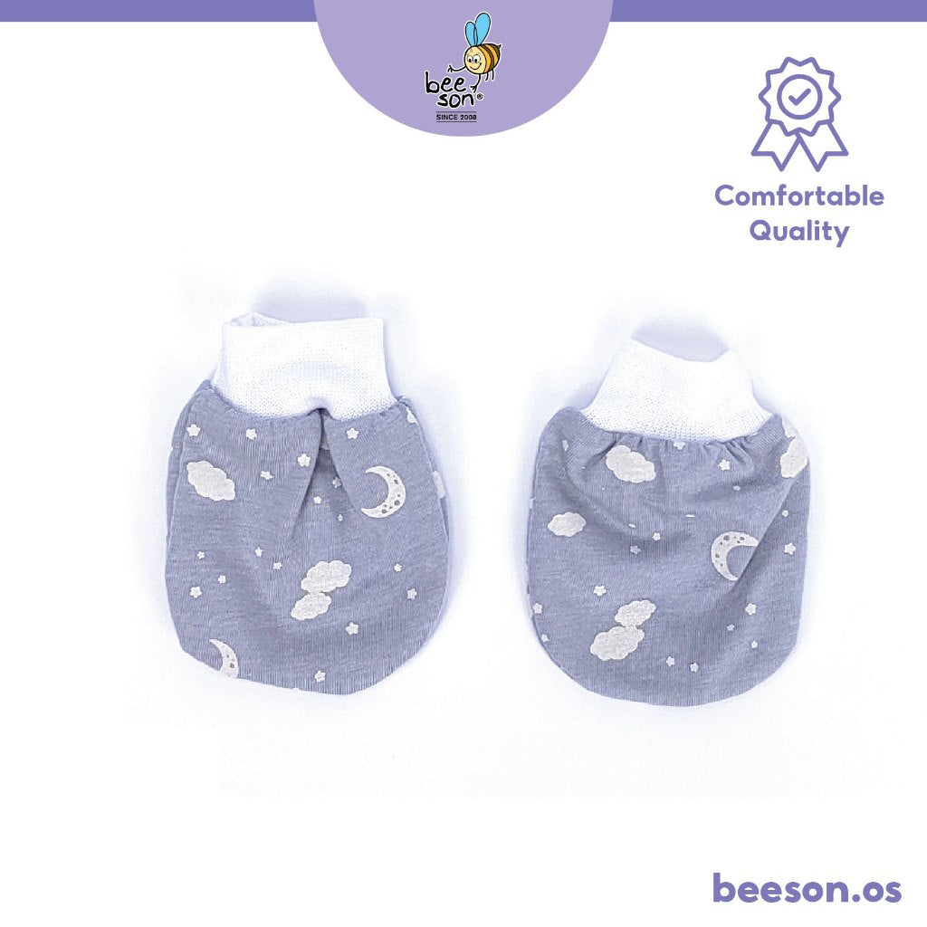 Beeson 3in1 Newborn Mittens & Booties with Bonnet Set 10690