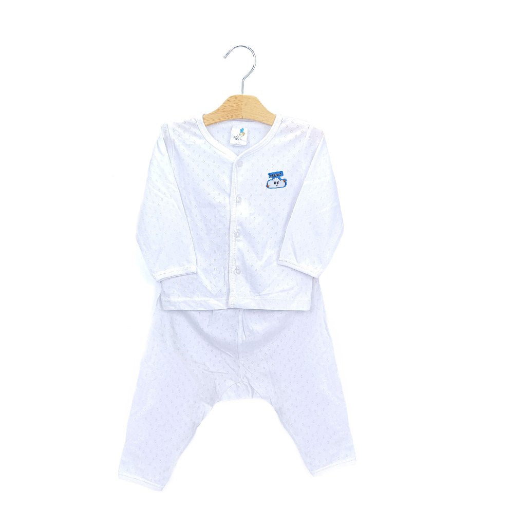 Beeson Newborn Baby Boy / Girl Long Sleeve with Long Pants Jacquard Suit Set 13014