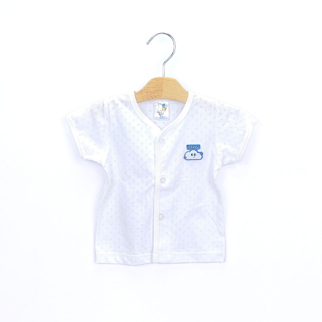 Beeson Newborn Baby Boy / Girl Short Sleeve with Short Pants Jacquard Suit Set 13012