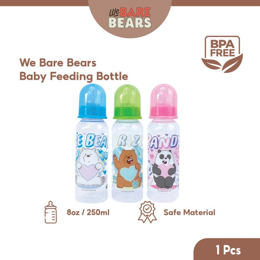 We Bare Bears 8oz/250ml Standard Neck Feeding Bottle 30427