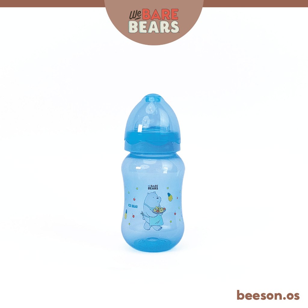 We Bare Bears 8oz/250ml Wide Neck Feeding Bottle 30430