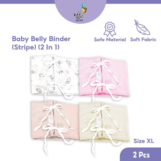 Beeson 2in1 Baby Abdominal Binder With Stripe 10664