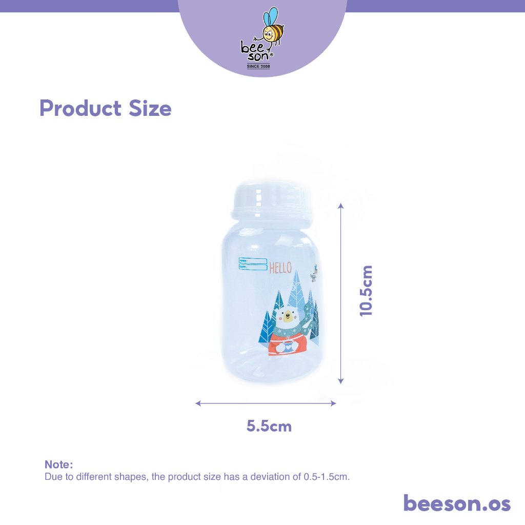 Beeson 4in1 / 6in1 150ml Breastmilk Milk Storage Bottles Set 80701 81236