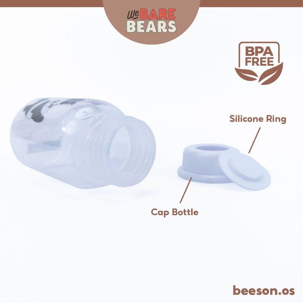 We Bare Bears 4oz/125ml 6in1 Breast Milk Storage Bottle 30403