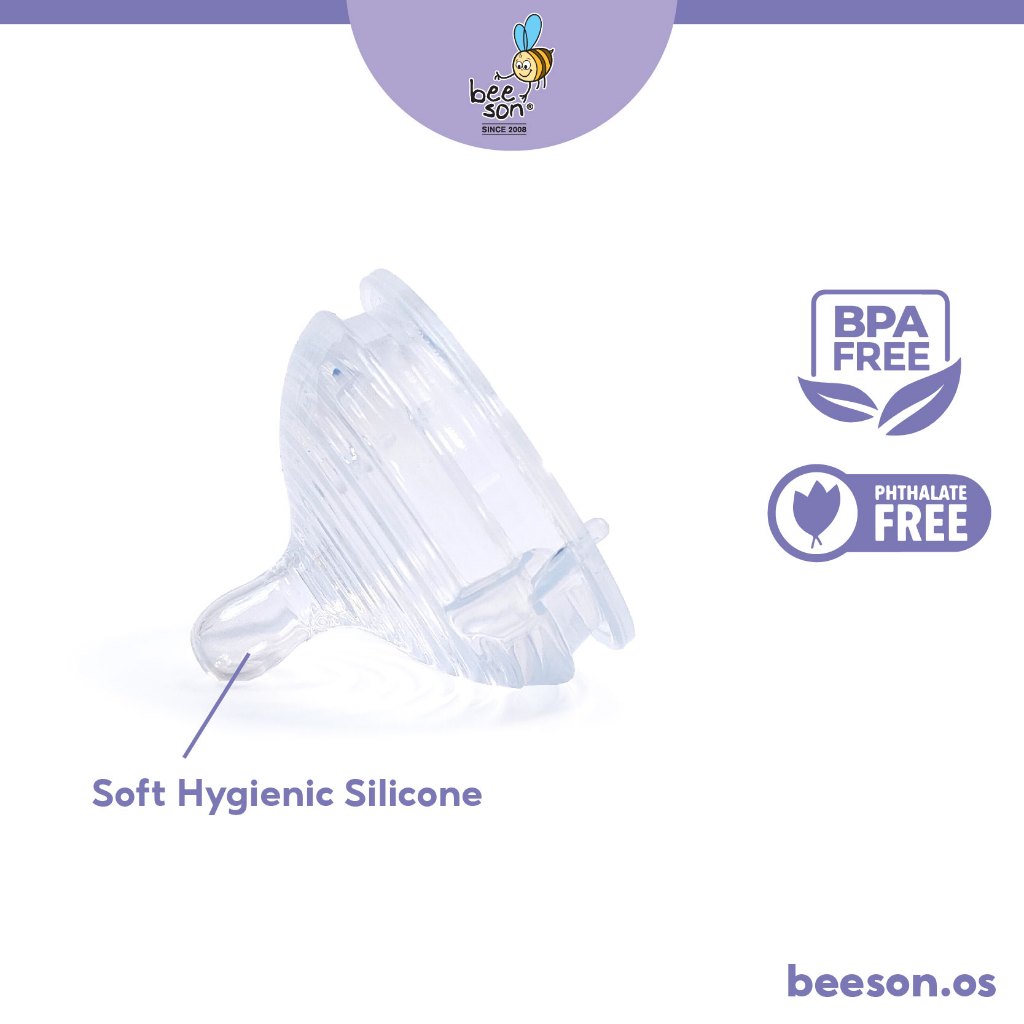 Beeson Silicone Super Wide Neck Teats (2 Pcs) 80161