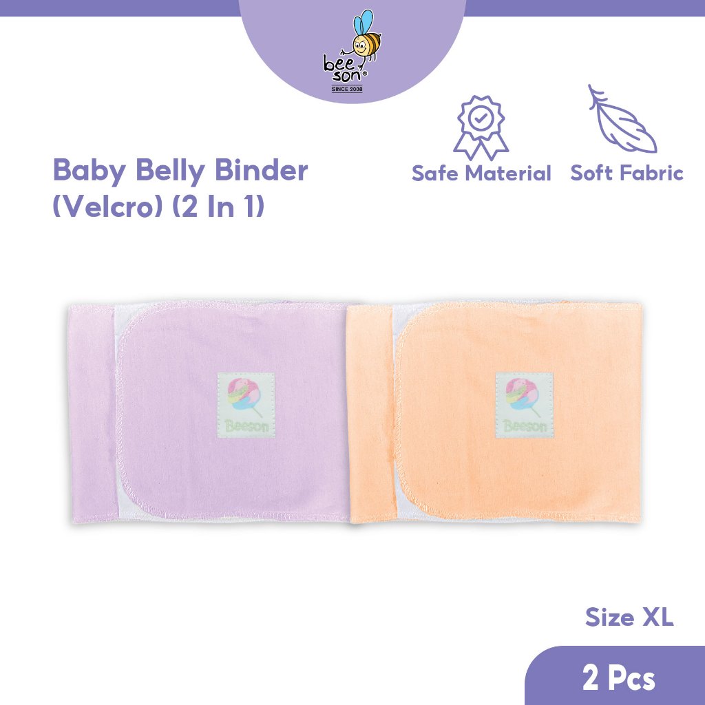 Beeson 2in1 Baby Abdominal Binder With Velcro Tape 10659