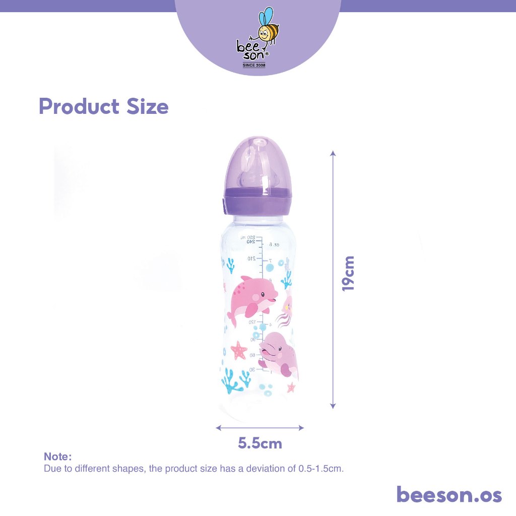 Beeson 8oz/250ml Standard Neck Feeding Bottle 95812