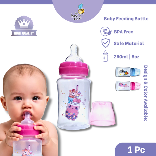 Beeson 250ml | 8oz Baby Wide Neck Feeding Bottle 80511