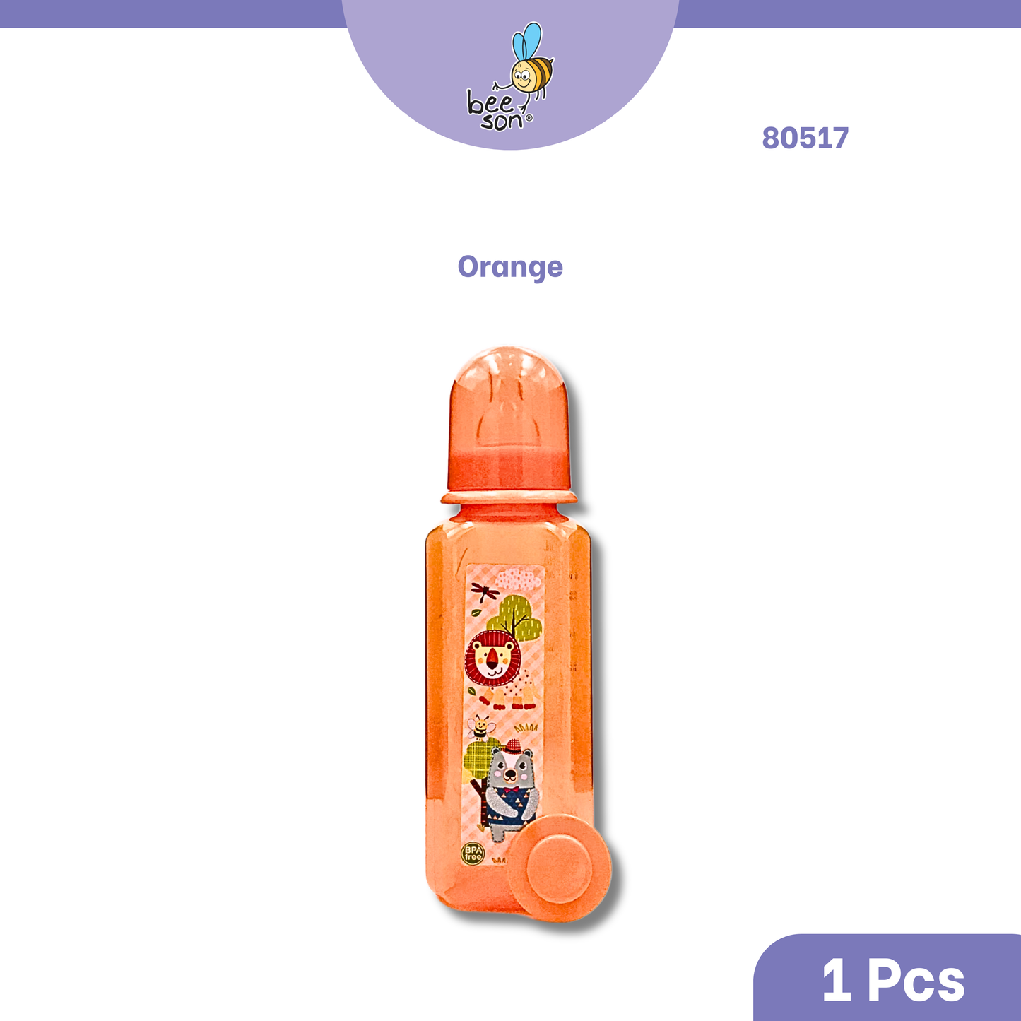 Beeson 8oz/250ml | 3in1 | Single Standard Neck Feeding Bottle 80517 | 80582