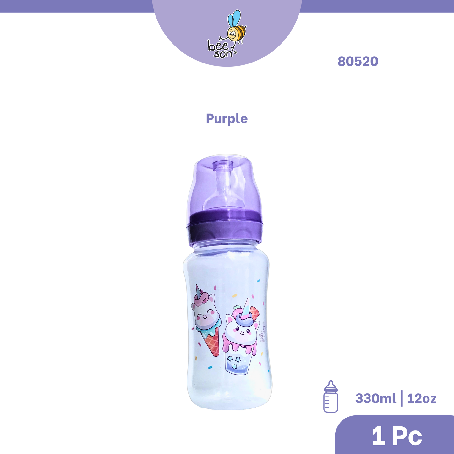 Beeson 330ml | 12oz Baby Wide Neck Feeding Bottle  80520