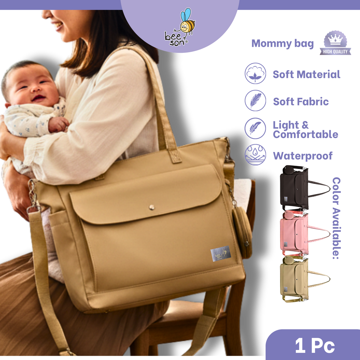 Beeson Multi-Functional Mommy Bags with Insulated Compartment | 80740