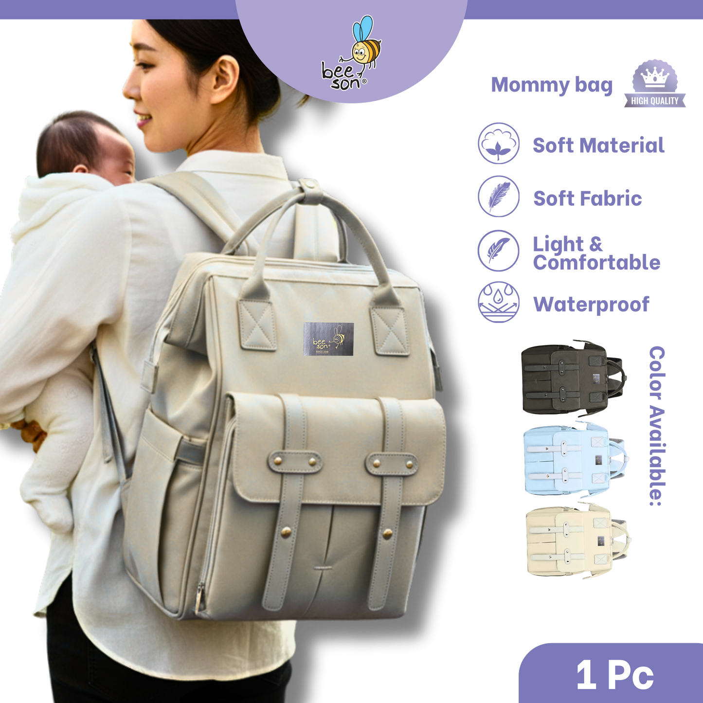 Beeson Multi-Functional Mommy Bags with Insulated Compartment | 80741