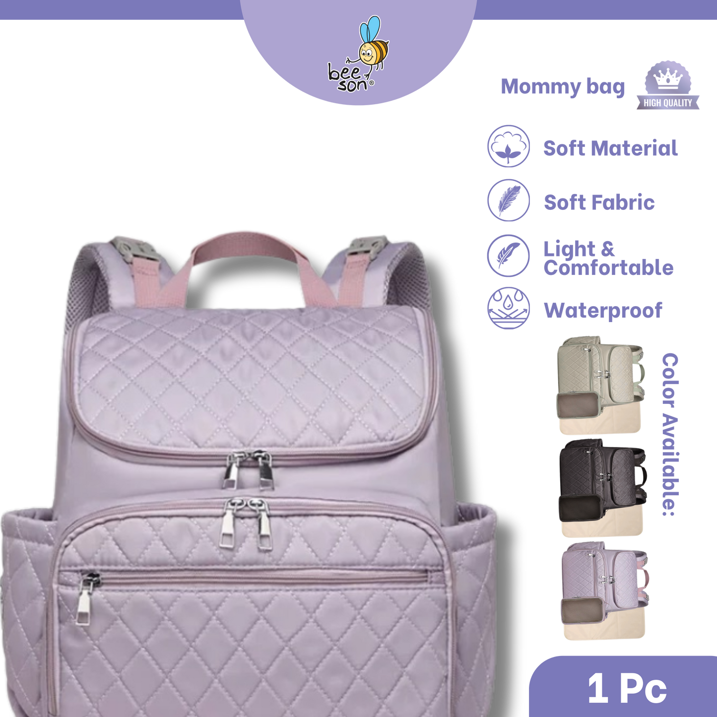 Beeson Multi-Functional Mommy Bags with Insulated Compartment | 80744