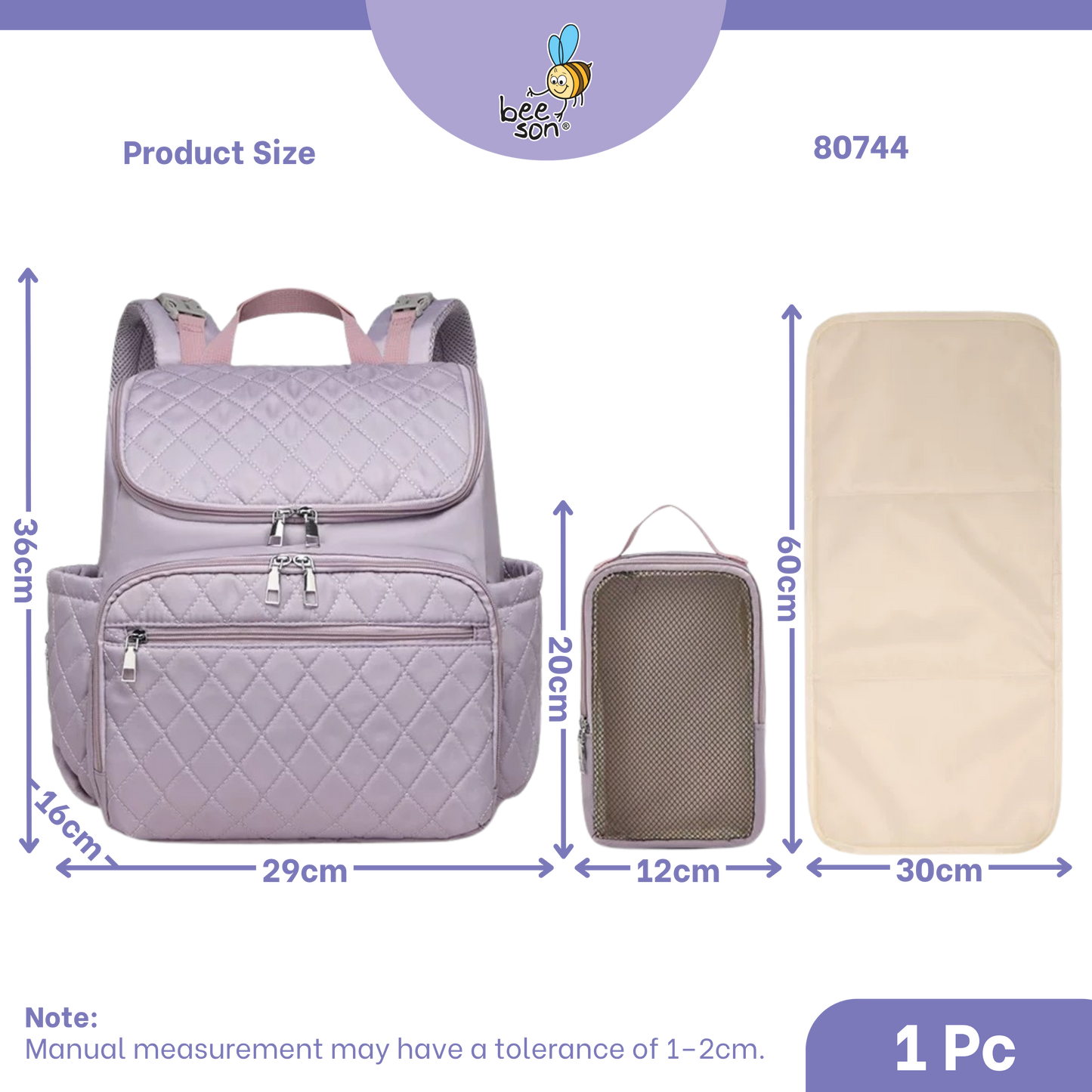 Beeson Multi-Functional Mommy Bags with Insulated Compartment | 80744