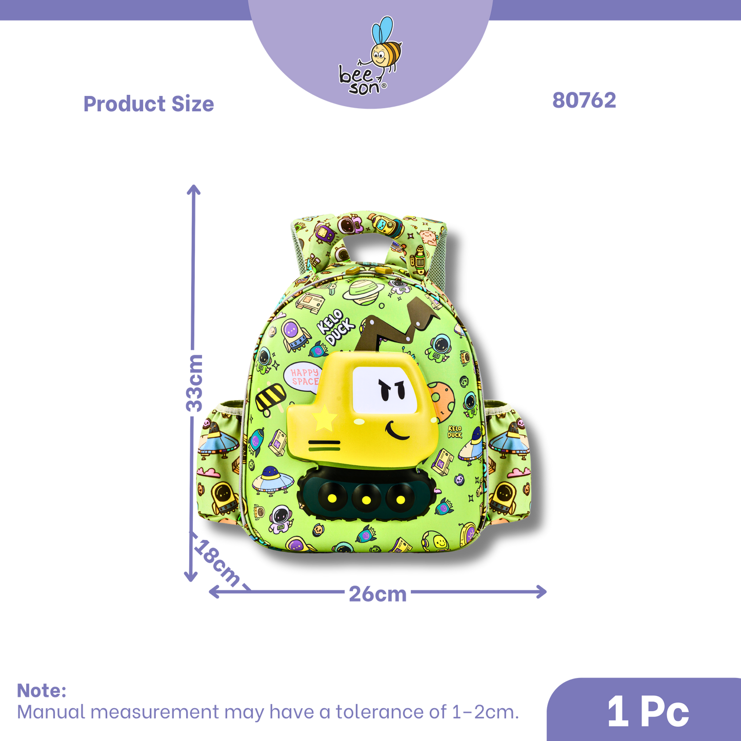 Beeson Kids Lightweight Backpack – Breathable, Comfortable & Easy Carry | 80762