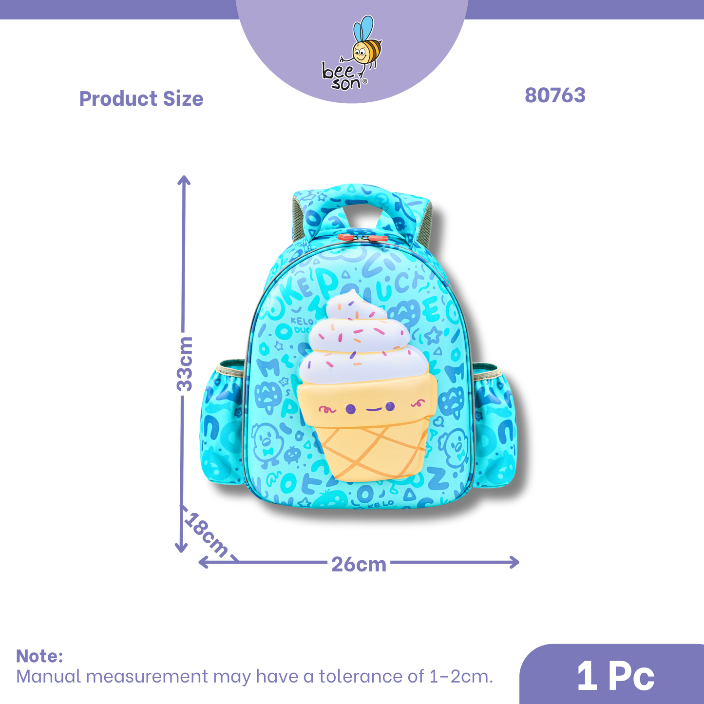Beeson Kids Lightweight Backpack – Breathable, Comfortable & Easy Carry | 80763