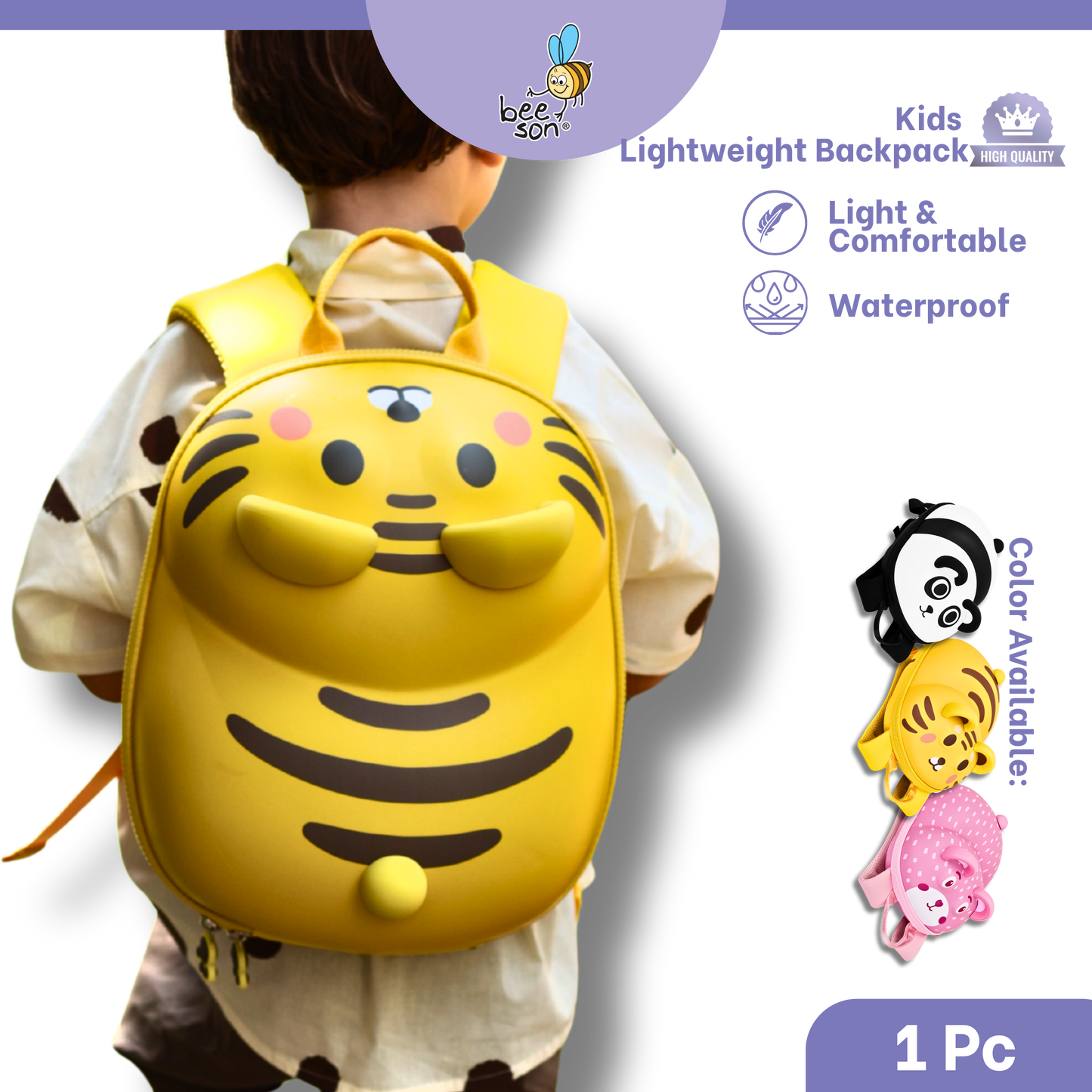 Beeson Kids Lightweight Backpack – Breathable, Comfortable & Easy Carry | 80765