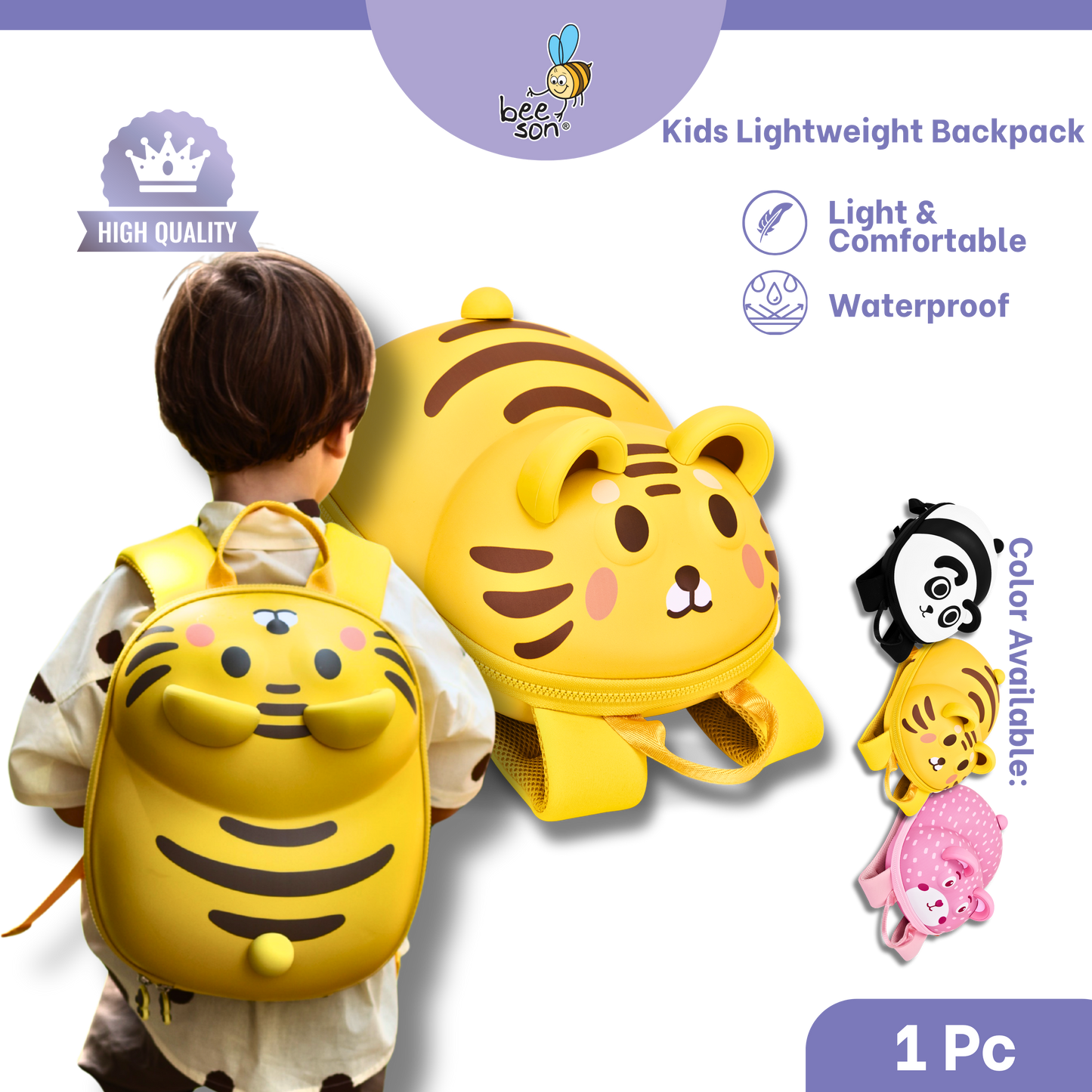 Beeson Kids Lightweight Backpack – Breathable, Comfortable & Easy Carry | 80765