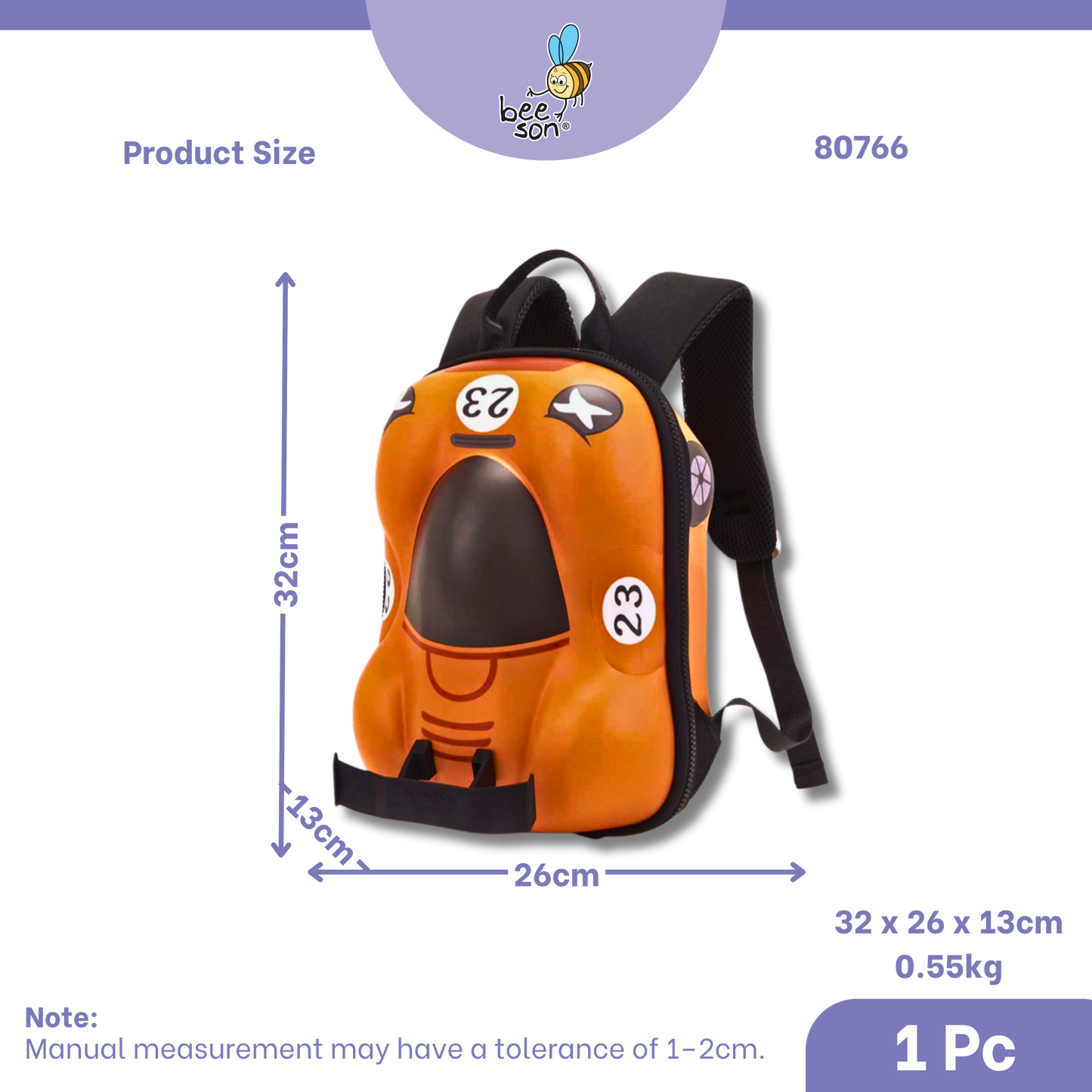 Beeson Kids Lightweight Backpack – Breathable, Comfortable & Easy Carry | 80766