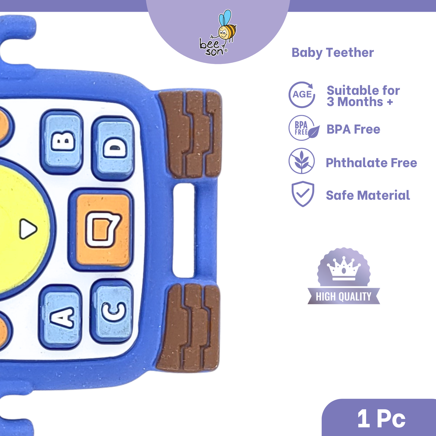 Beeson Soft Silicone Baby Teether 80813
