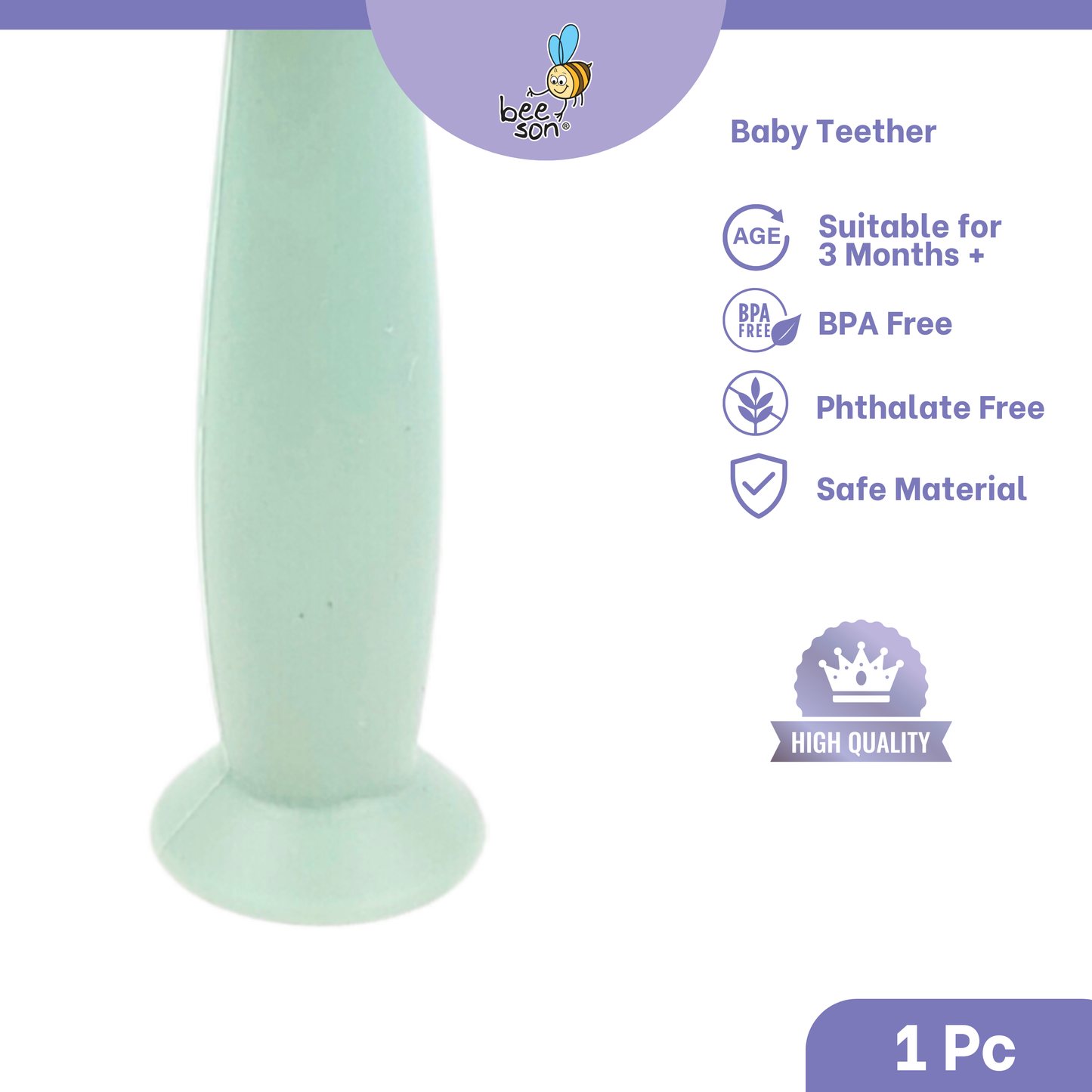 Beeson Soft Silicone Baby Teether 360 80816
