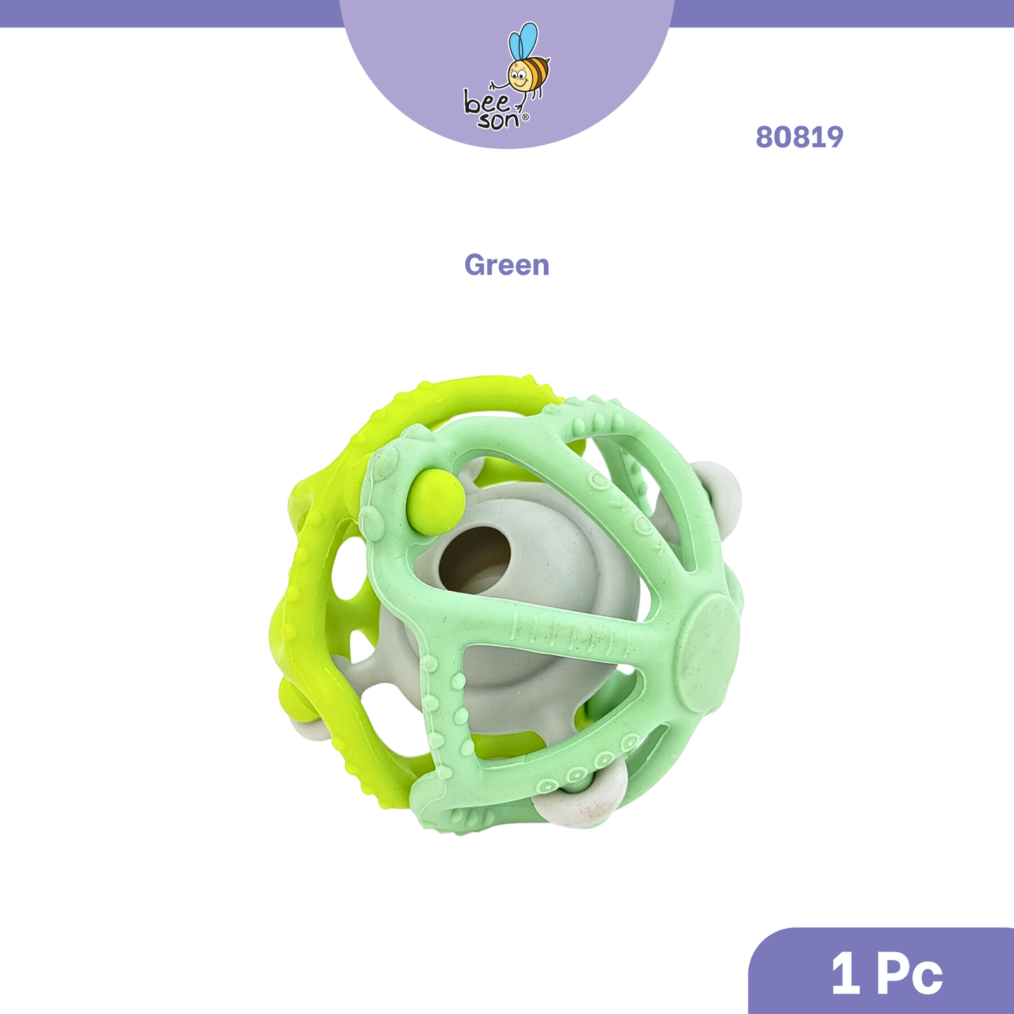 Beeson Soft Silicone Baby Ringing Teether 80814 | 80815 | 80819