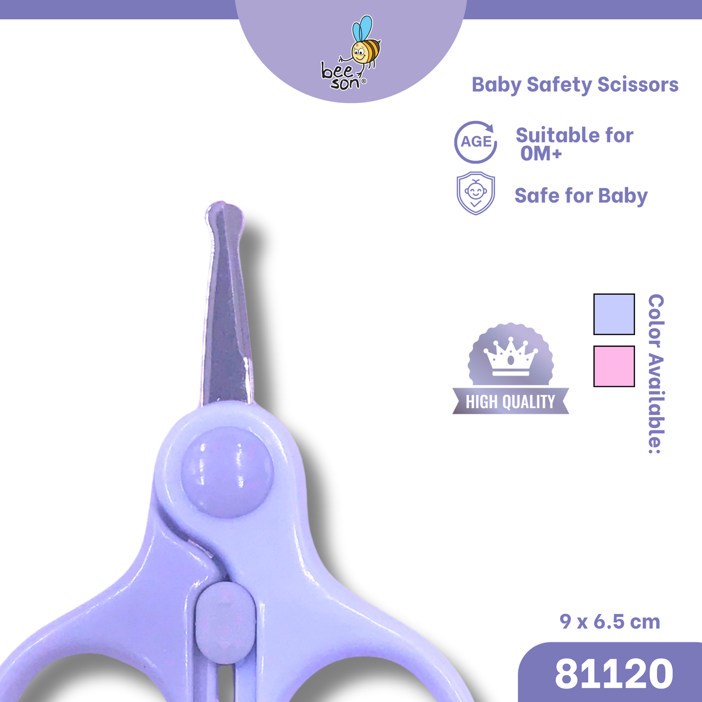 Beeson Baby Safety Scissors — Featuring a Safety Lock 81120 | 81121