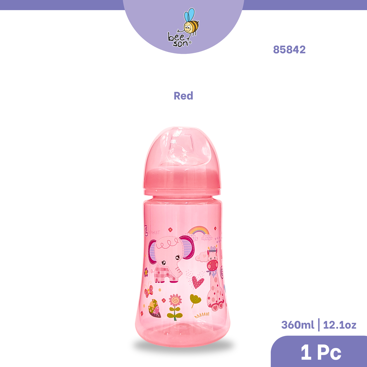 Beeson 360ml | 12.1oz Baby Kids Water Bottle With Teat 85842