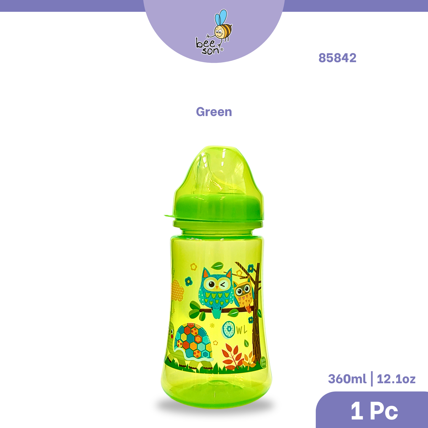 Beeson 360ml | 12.1oz Baby Kids Water Bottle With Teat 85842