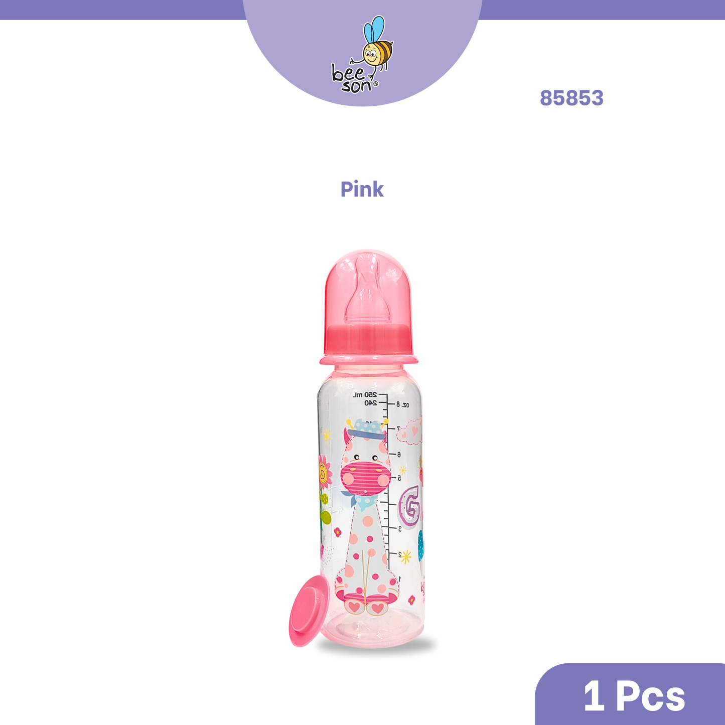Beeson 250ml | 8.45oz Standard Neck Feeding Bottle 85853