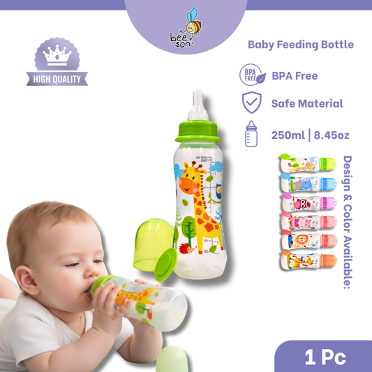 Beeson 250ml | 8.45oz Baby Standard Neck Feeding Bottle | 85856
