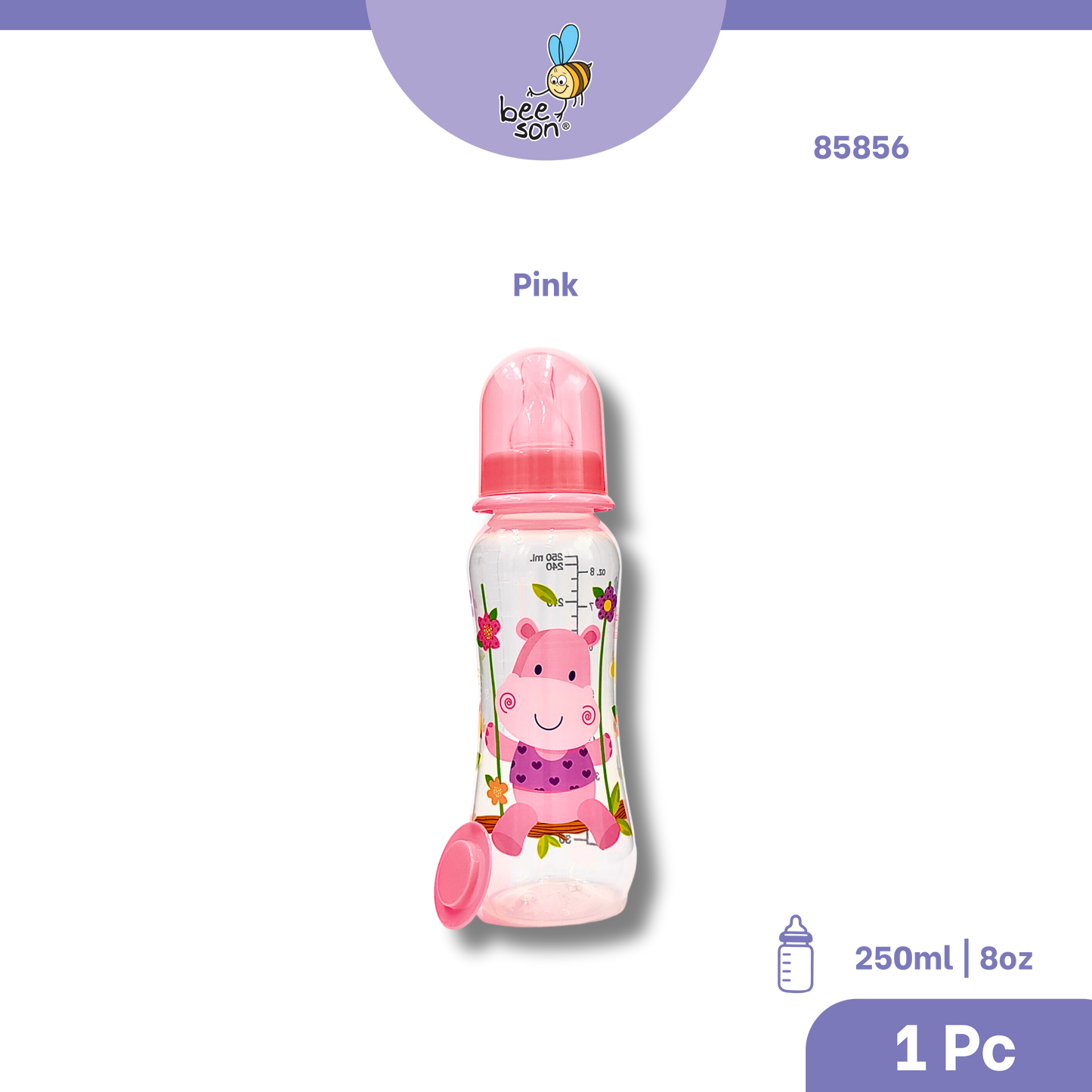 Beeson 250ml | 8.45oz Baby Standard Neck Feeding Bottle | 85856