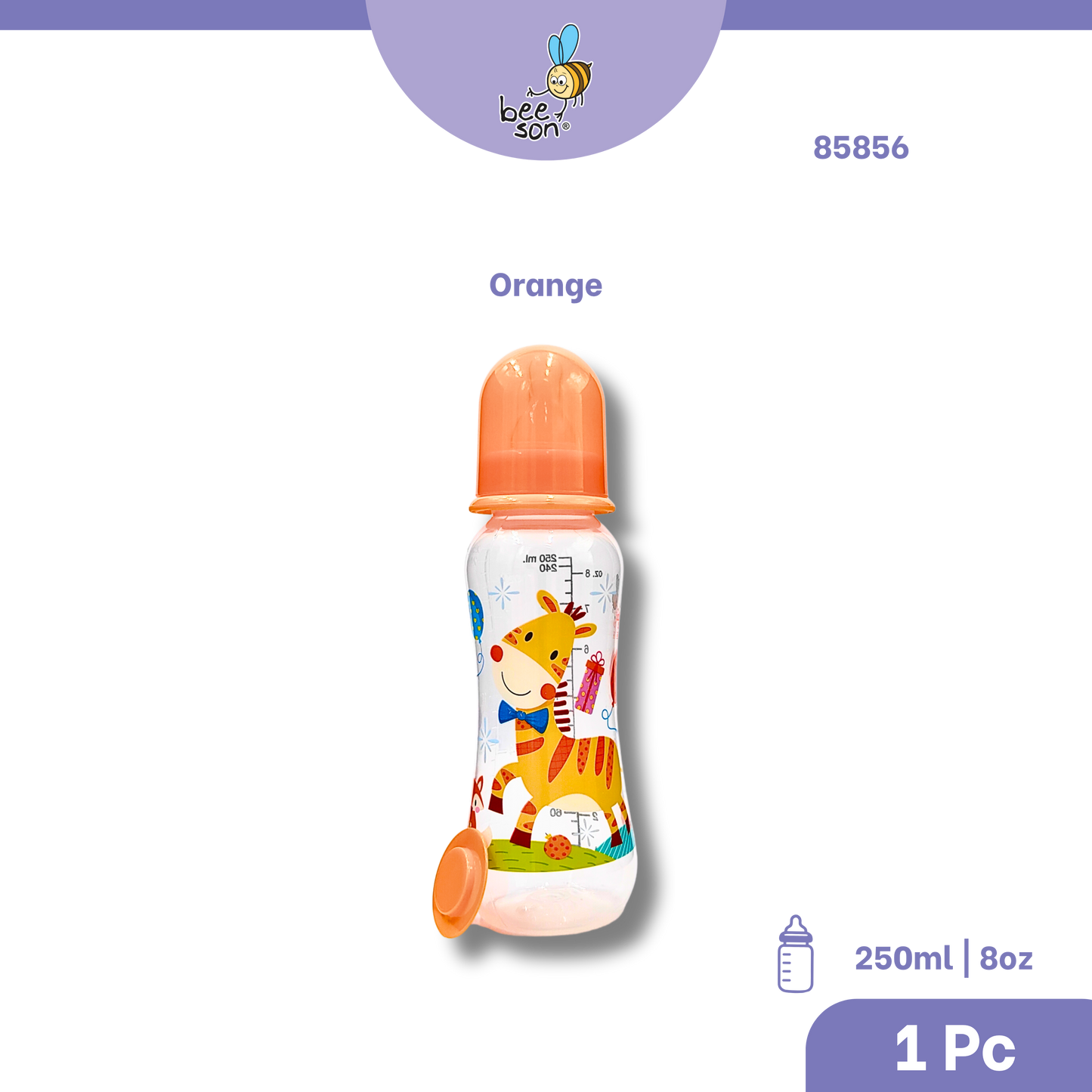 Beeson 250ml | 8.45oz Baby Standard Neck Feeding Bottle | 85856