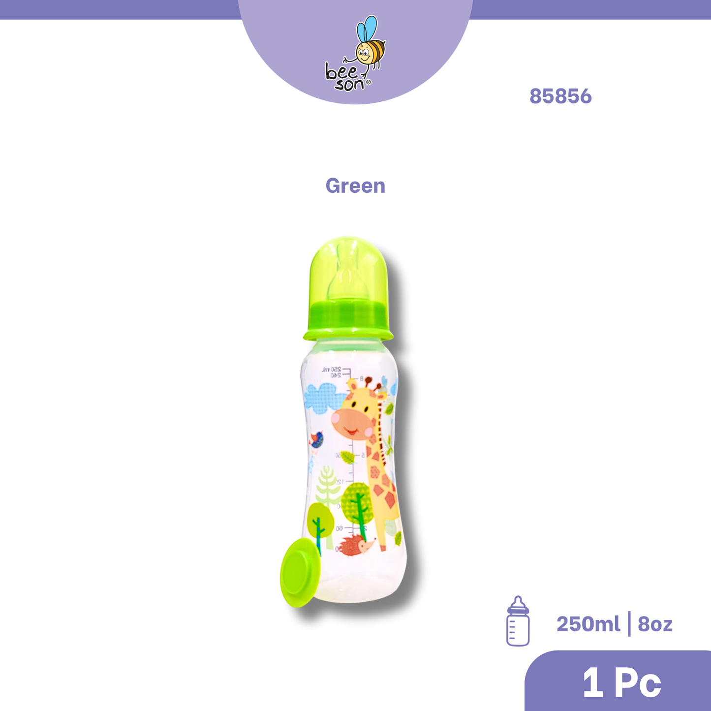 Beeson 250ml | 8.45oz Baby Standard Neck Feeding Bottle | 85856