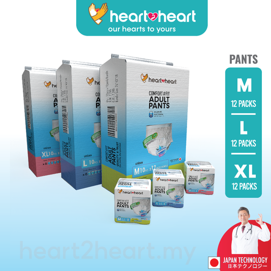 [Carton] Heart2Heart Comfort #Fit Adult Diaper Pants