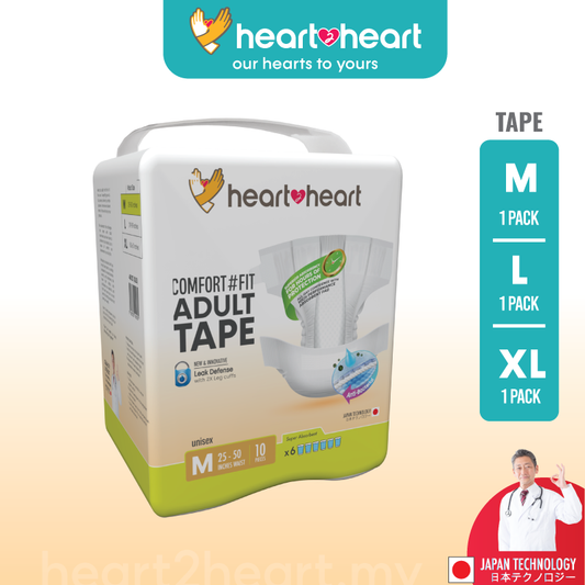 Heart2Heart Comfort #Fit Adult Diaper Tape