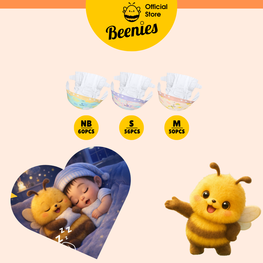 Beenies Baby Diapers Sleepfy Tape Jumbo Pack