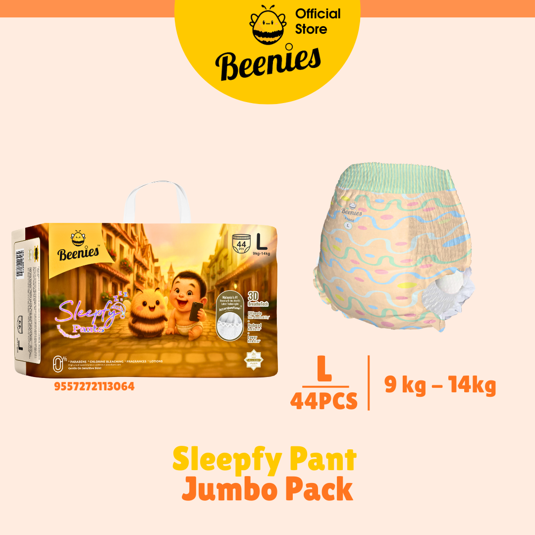Beenies Baby Diapers Sleepfy Pants Jumbo Pack