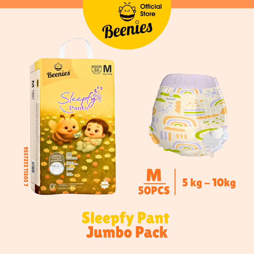 Beenies Baby Diapers Sleepfy Pants Jumbo Pack