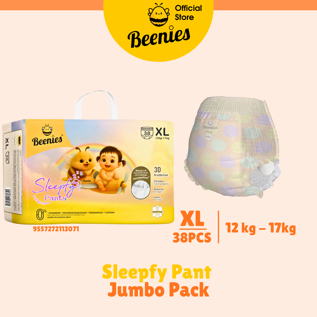 Beenies Baby Diapers Sleepfy Pants Jumbo Pack