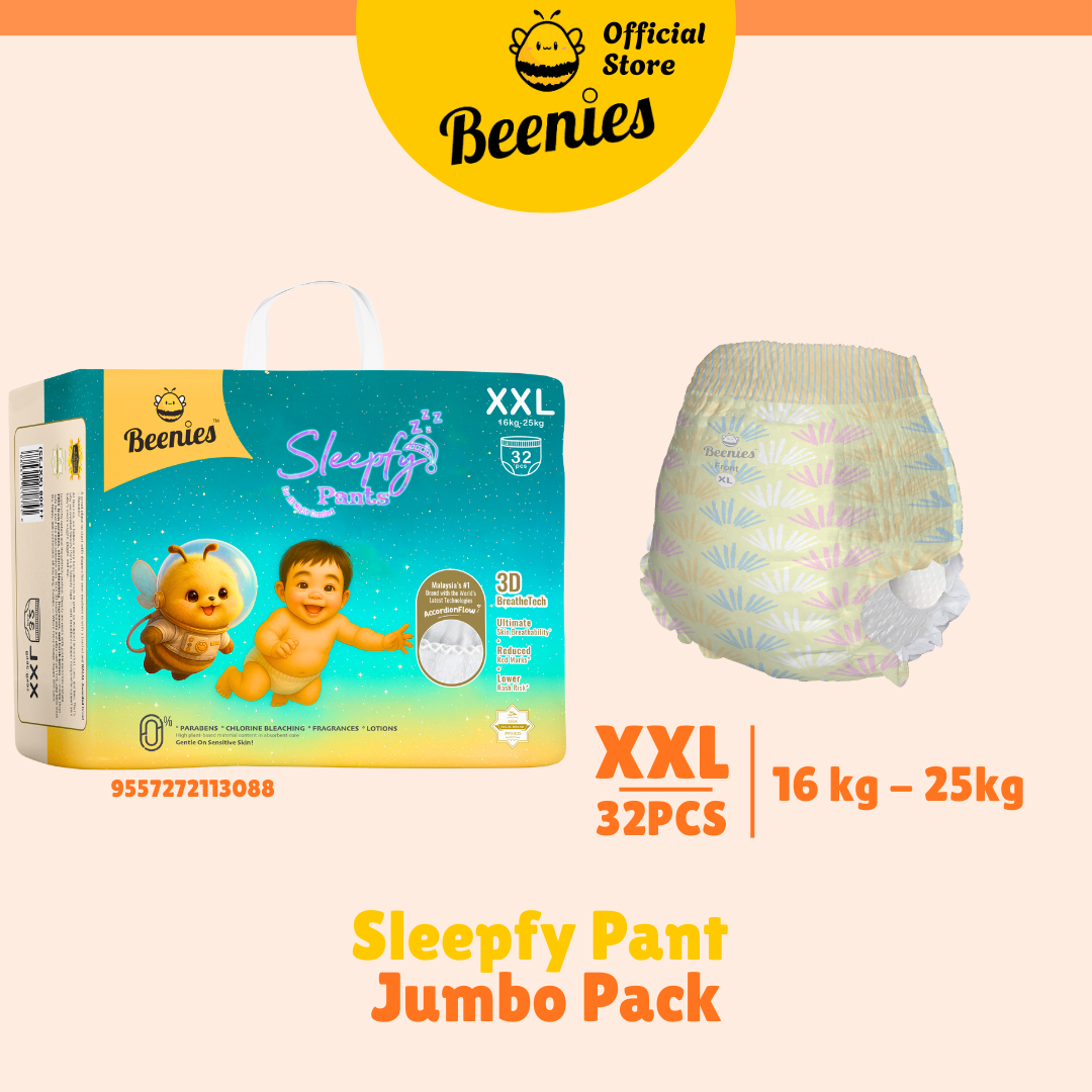 Beenies Baby Diapers Sleepfy Pants Jumbo Pack