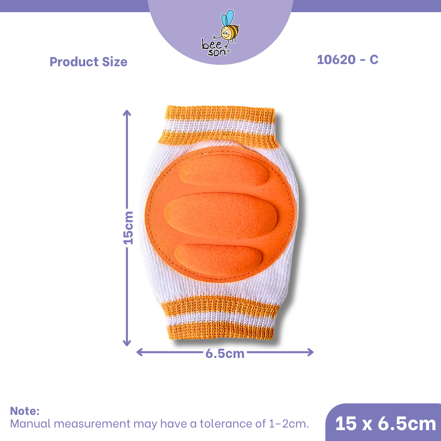 Beeson Baby Knee Pads – Soft Protection for Crawling | 10620 C