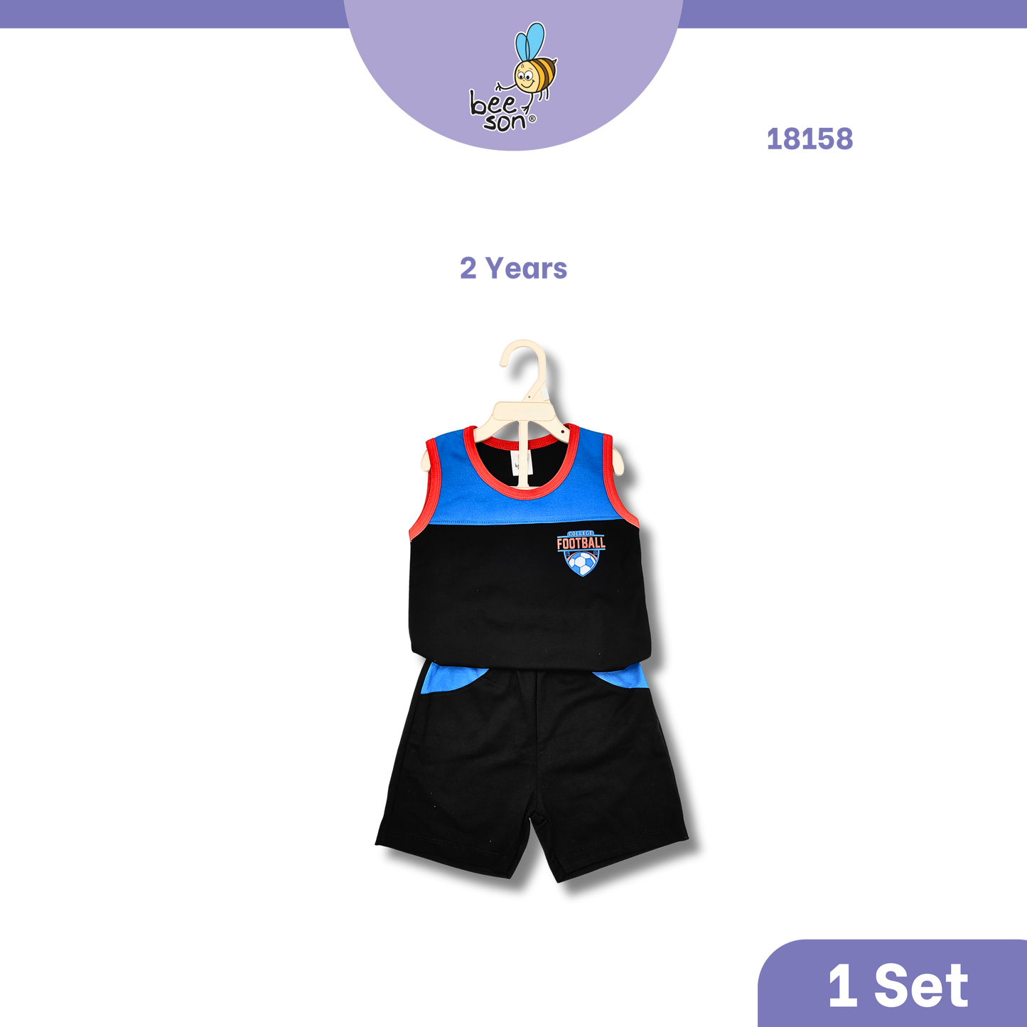 Beeson 1 - 3 Years Toddler Boy Knit Cotton Top & Pants Outfit Set 18158 | 18159 | 18160 | 18161 | 18162 | 18163