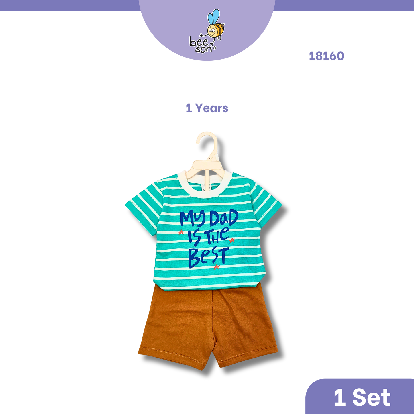 Beeson 1 - 3 Years Toddler Boy Knit Cotton Top & Pants Outfit Set 18158 | 18159 | 18160 | 18161 | 18162 | 18163