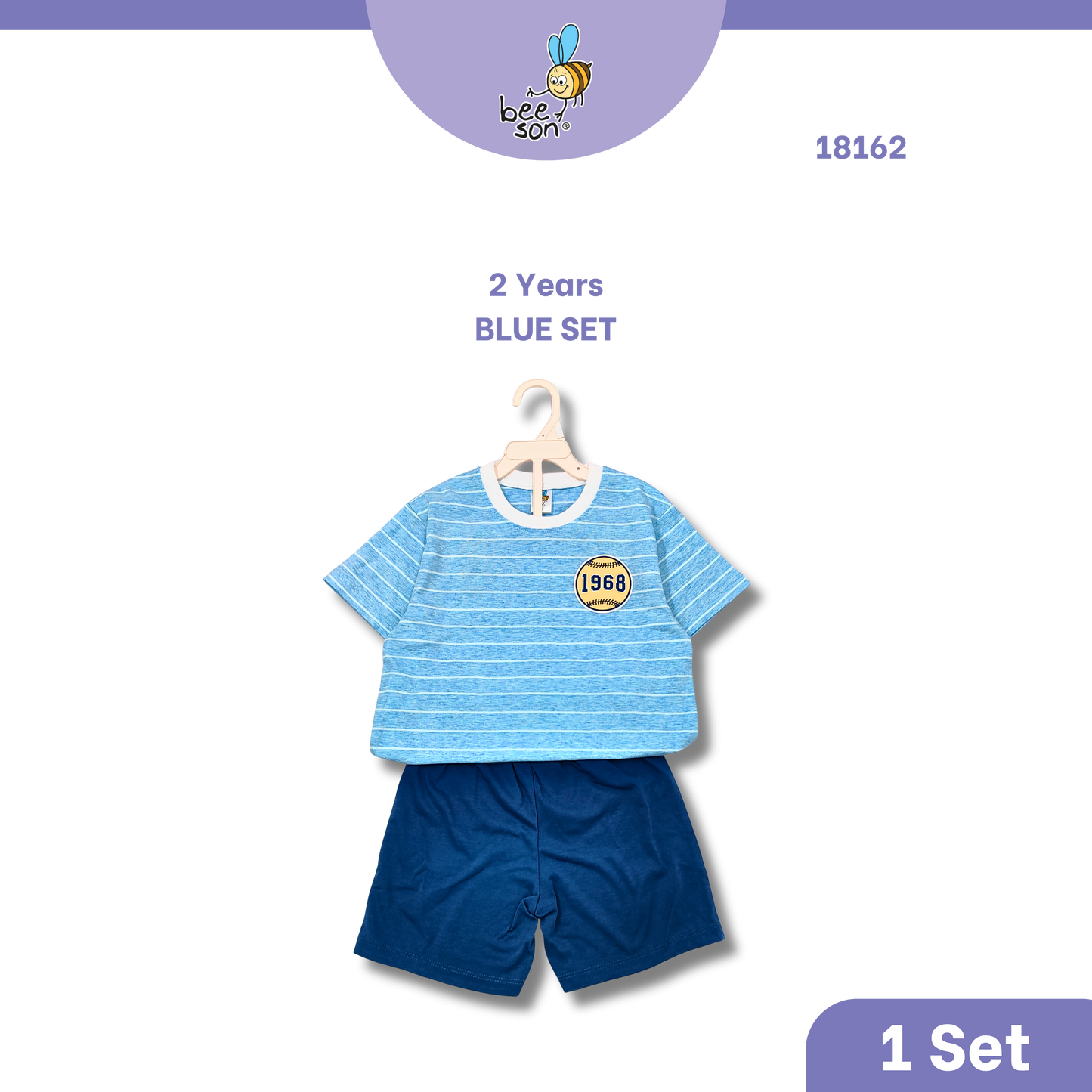Beeson 1 - 3 Years Toddler Boy Knit Cotton Top & Pants Outfit Set 18158 | 18159 | 18160 | 18161 | 18162 | 18163