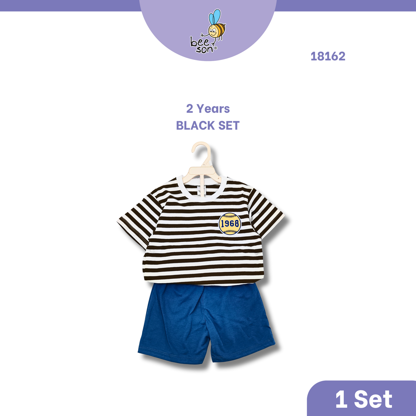 Beeson 1 - 3 Years Toddler Boy Knit Cotton Top & Pants Outfit Set 18158 | 18159 | 18160 | 18161 | 18162 | 18163