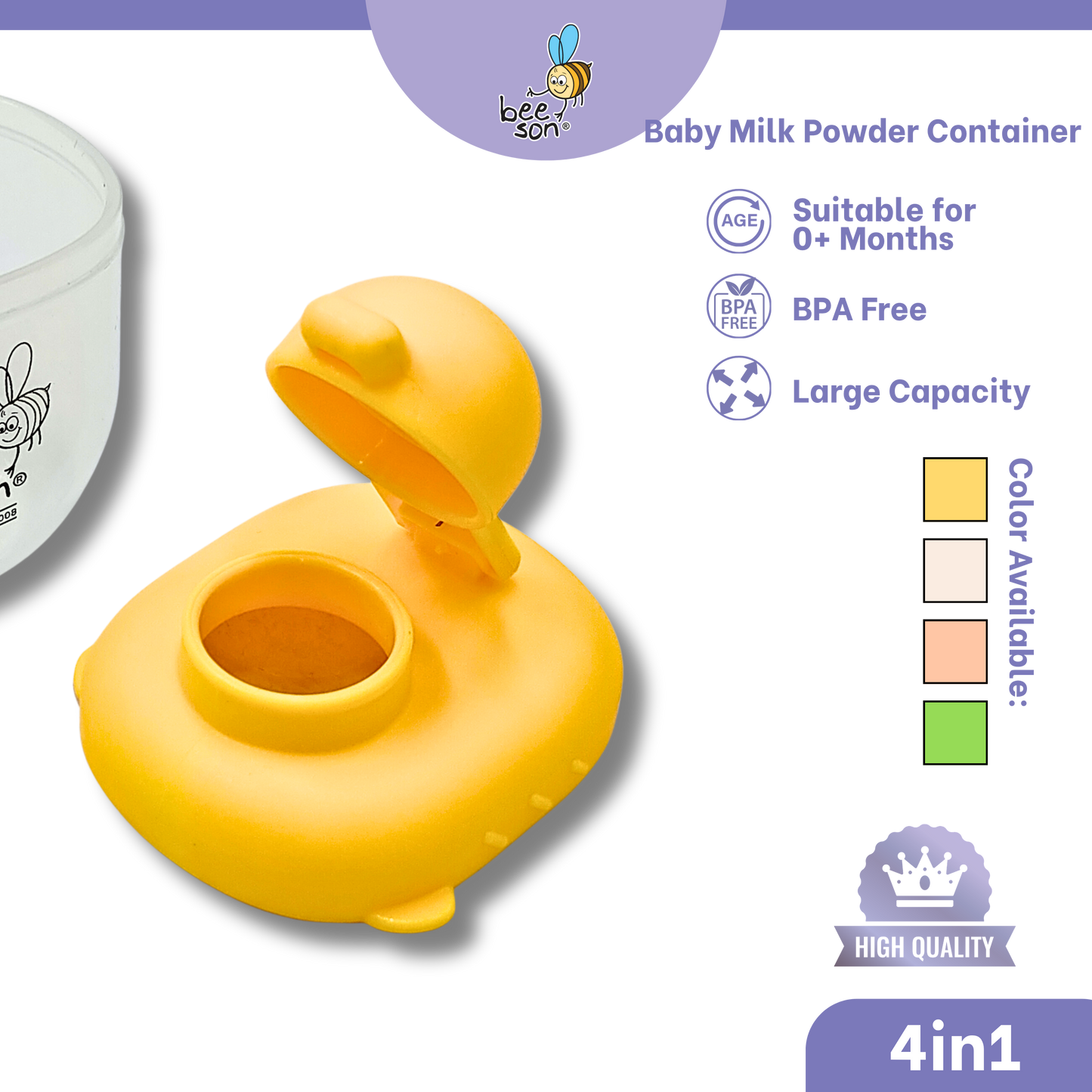 Beeson 4in1 Baby Multi Purpose Powder Container Dispenser | 80486