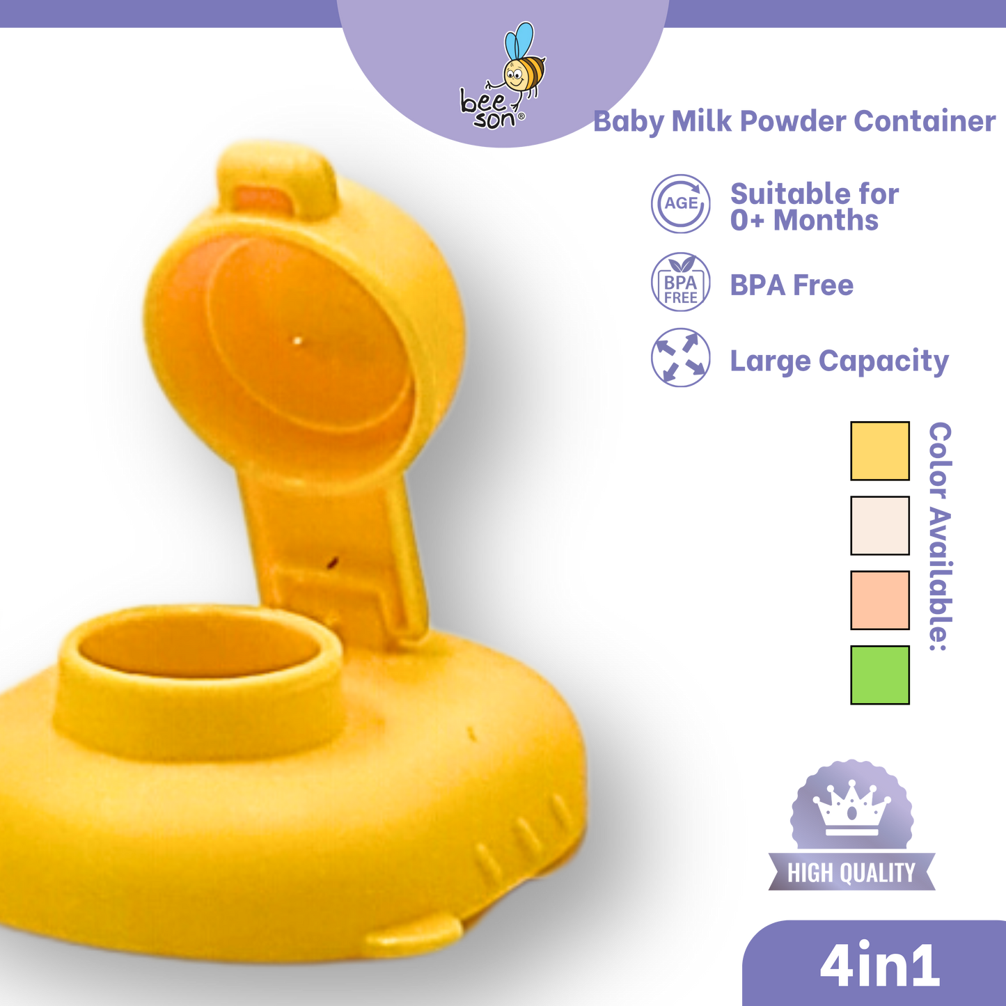 Beeson 4in1 Baby Multi Purpose Powder Container Dispenser | 80486