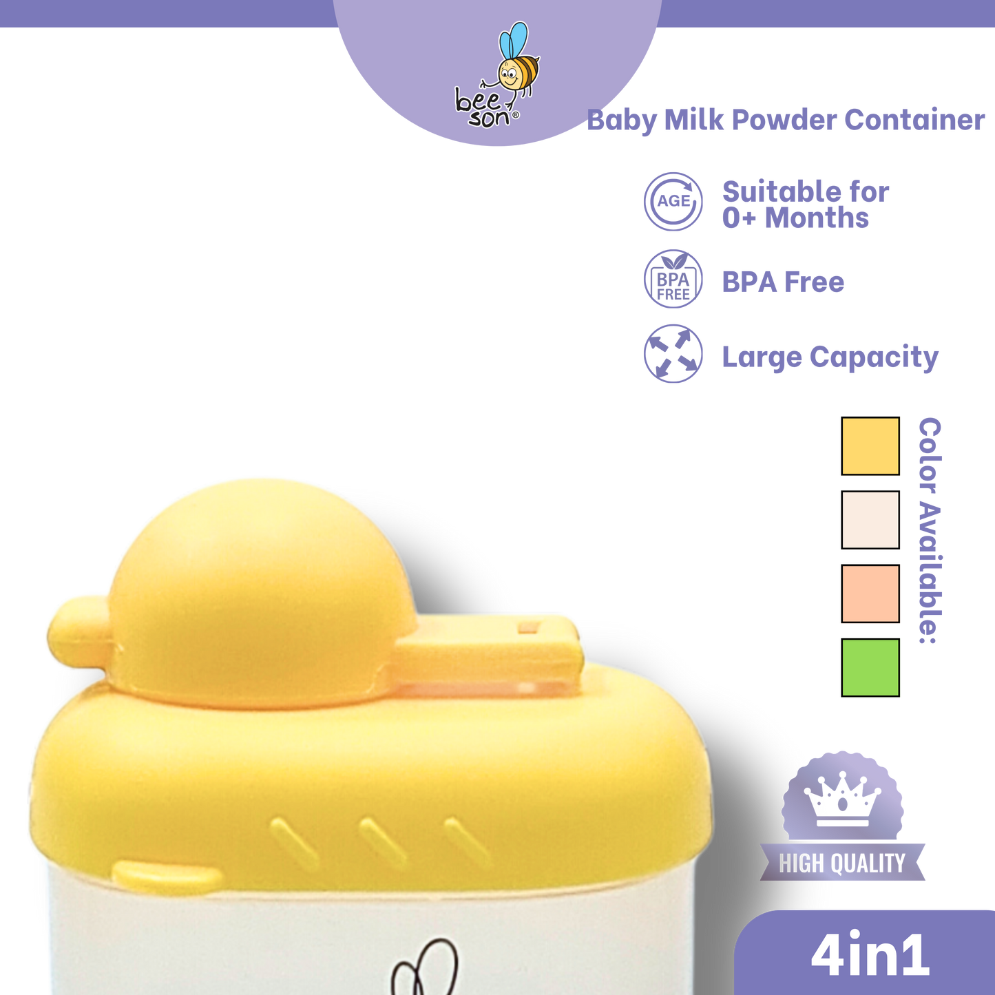 Beeson 4in1 Baby Multi Purpose Powder Container Dispenser | 80486